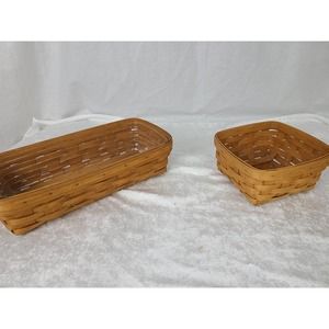 2 Longaberger Baskets - 1995